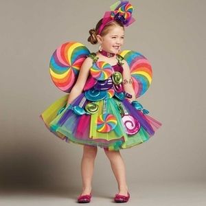 Chasing Fireflies Deluxe Candy Fairy Costume Sz 10